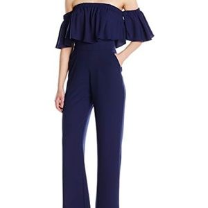 Vince Camuto navy jumpsuit sz 14
